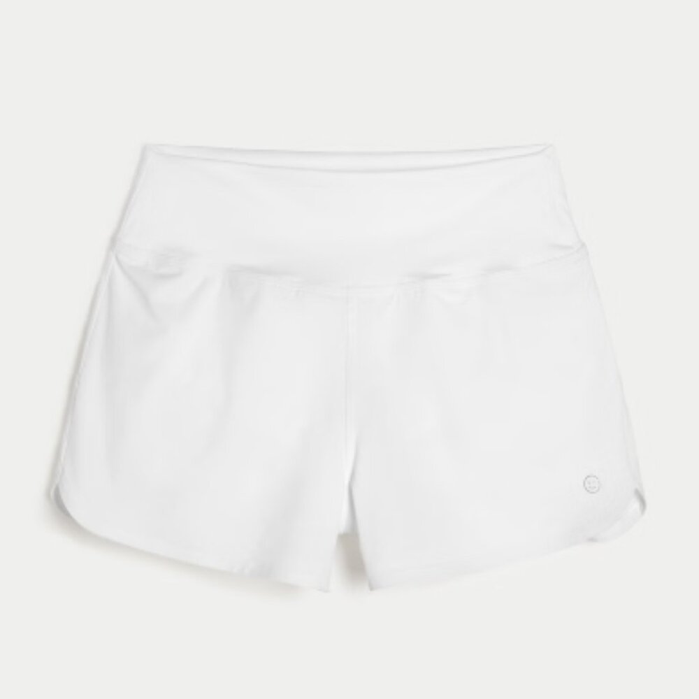 GILLY HICKS White ACTIVE LINED SHORTS 3" Size Small